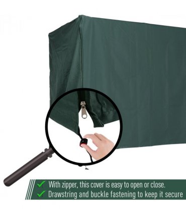 600D Oxford Polyester Waterproof Swing Chair Cover Green