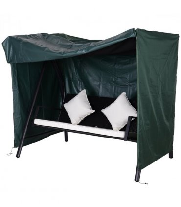 600D Oxford Polyester Waterproof Swing Chair Cover Green