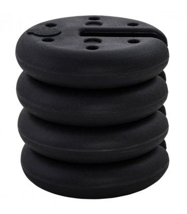 Set of 4 Gazebo Tent Canopy Weight Sand Fillable Strong Plastic Durable