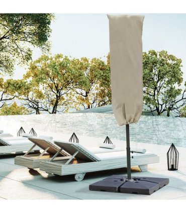 Cantilever Umbrella Cover Outdoor Parasol Protector Weatherproof with Zipper