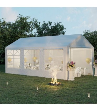 20 x 10  Car Tent Outdoor Car Canopy Shelter Water-Resistant Sidewall White