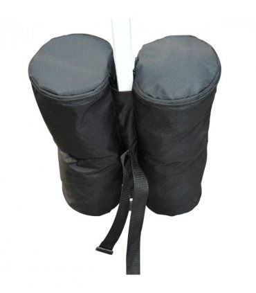 4 Pc Gazebo Sand Bag Weight Set-Black