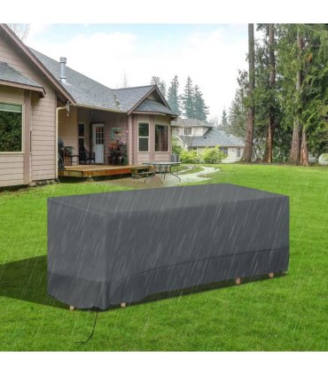 190x72cm Furniture Table Chair Sofa Set Cover Water UV Resistant Protection 600D