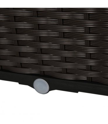 PP Raised Outdoor Garden Planter Box Brown