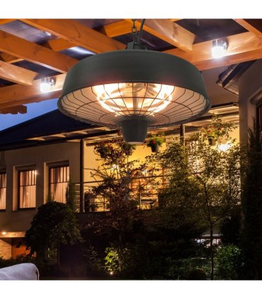 Adjustable Infrared Heater 1000/2500W Halogen Electric Light Ceiling Hanging
