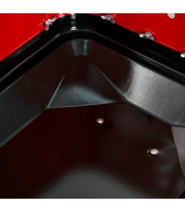 Foldable Charcoal Barbecue Grill W/ Wheels-Red & Black