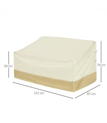 Waterproof Furniture Cover For 3 Seat Rattan Sofa