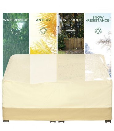 Waterproof Furniture Cover For 3 Seat Rattan Sofa