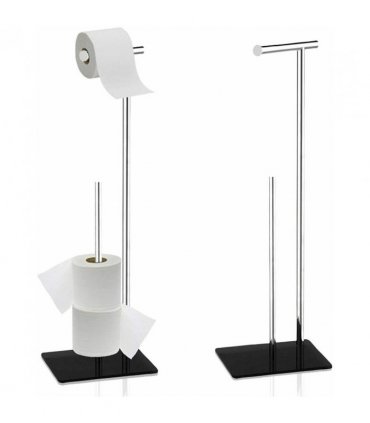 TOILLET ROLL HOLDER & STORER GLASS BASE