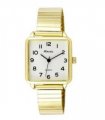 Ravel Women's Classic Rectangular Dial Gold Expander Bracelet Watch R0239.01.2