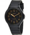 Casio Men's Analogue Gold Number Black Dial Watch - MW-240-1B2VDF