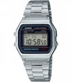 Casio Men's Digital Watch with Stainless Steel Bracelet Watch - A158WA-1DF