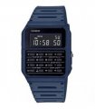 Casio Mens Digital Calculator Retro Dial  with Plastic Blue Strap Watch CA-53WF-2BDF