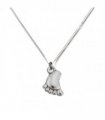 Baby Foot Silver Necklace