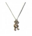 Girls Teddy Silver Necklace