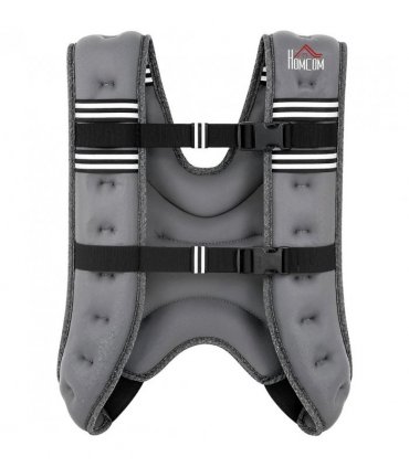 HOMCOM 8KG Weighted Vest, Running Weight Vest with Adjustable Strap, Convenient Pocket and Reflective Strips for Men and Women