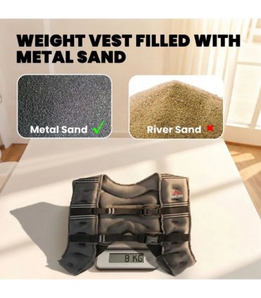 HOMCOM 8KG Weighted Vest, Running Weight Vest with Adjustable Strap, Convenient Pocket and Reflective Strips for Men and Women