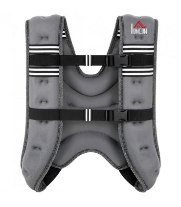 HOMCOM 5KG Weighted Vest, Running Weight Vest with Adjustable Strap, Convenient Pocket and Reflective Strips for Men and Women