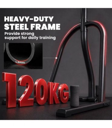 SPORTNOW Punching Bag with Stand for Adults, Freestanding Boxing Stand with Heavy Bag and Weight Plate Storage, Red