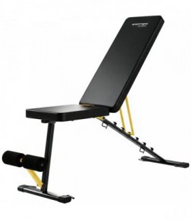 SPORTNOW Adjustable Weight Bench, 300kg Incline Decline Flat Foldable Bench Press with 7 Backrest Positions and Resistance Bands