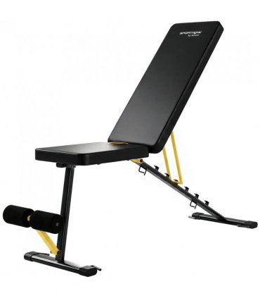 SPORTNOW Adjustable Weight Bench, 300kg Incline Decline Flat Foldable Bench Press with 7 Backrest Positions and Resistance Bands