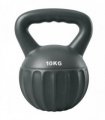 SPORTNOW Kettlebell for Strength Training Kettle Bell with Non-Slip Handle 10 kg Grey