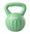 SPORTNOW Kettlebell for Strength Training Kettle Bell with Non-Slip Handle 8 kg Green