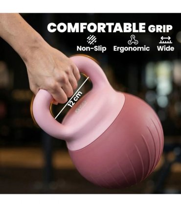 SPORTNOW Soft Kettlebell, 6kg Kettle Bell with Anti-Slip Grip for Home Gym Weight Lifting and Strength Training