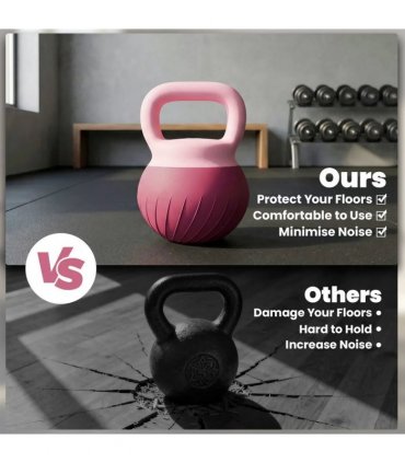 SPORTNOW Soft Kettlebell, 6kg Kettle Bell with Anti-Slip Grip for Home Gym Weight Lifting and Strength Training