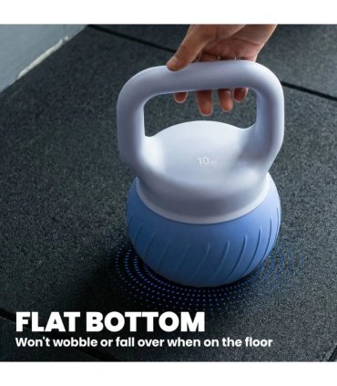 SPORTNOW Soft Kettlebell, 10kg Kettle Bell with Anti-Slip Grip for Home Gym Weight Lifting and Strength Training
