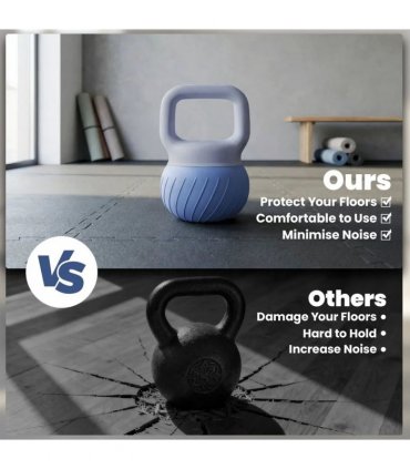 SPORTNOW Soft Kettlebell, 10kg Kettle Bell with Anti-Slip Grip for Home Gym Weight Lifting and Strength Training