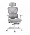 HOMCOM Ergonomic and Adjustable Office Chair - Grey