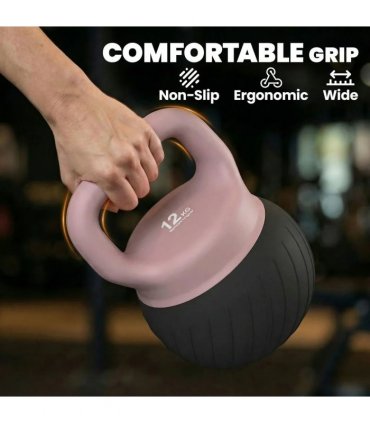 SPORTNOW Soft Kettlebell, 12kg Kettle Bell with Anti-Slip Grip for Home Gym Weight Lifting and Strength Training