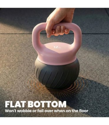 SPORTNOW Soft Kettlebell, 12kg Kettle Bell with Anti-Slip Grip for Home Gym Weight Lifting and Strength Training
