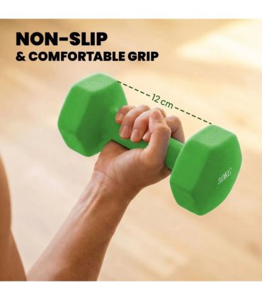 SPORTNOW Hex Dumbbells Set with Dumbbell Rack, Hand Weights for Strength Training Weight Lifting, 2 x 1kg, 2 x 3kg, 2 x 5kg