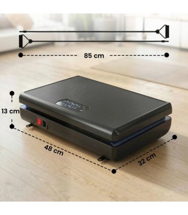 SPORTNOW Vibration Plate Exercise Machine with 120 Speed Levels, 5 Programs, Quiet Vibrating Plate with Resistance Bands