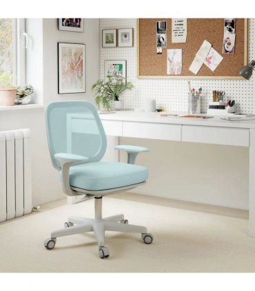 Vinsetto 44-56cm Mesh Back Office Chair - Light Green