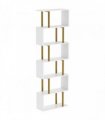 HOMCOM standing units free bookshelves industrial case bedroom