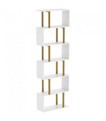 HOMCOM standing units free bookshelves industrial case bedroom