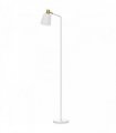 HOMCOM Modern Standing Lamp, Floor Lamp with 350° Rotatable Head for Living Room, White