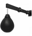 SPORTNOW Wall Mount Speed Bag, Height Adjustable Boxing Speed Bag with Manual Air Pump and Wrenches, Home Gym Workout Equipment