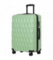 HOMCOM 28Inch Suitcase, ABS Hard Shell Checked Luggage with TSA Lock, Spinner Wheels, Telescopic Handle, Green