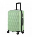 HOMCOM 2-Piece Luggage Set, ABS Hard Shell Carry On Suitcase Set with TSA Lock, Spinner Wheels, 12/20 inch, Green