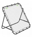 HOMCOM Adjustable Rebounder Net Kickback Target Goal for Teens Adults Training, Black