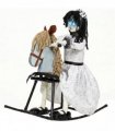 HOMCOM Animated Halloween Girl Riding Horse, Halloween Animatronics with Creepy Rhymes, Glowing Eyes, Sound/Touch Activated