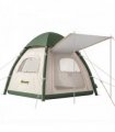 Outsunny Inflatable Camping Tent with Rainfly, 2-3 Man Air Tent 3000mm Waterproof Blow Up Tents, Beige