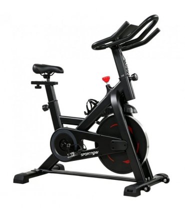 SPORTNOW Exercise Bike, Indoor Stationary Bike with Smart APP, 0-100% Magnetic Resistance, Adjustable Seat & Handlebars