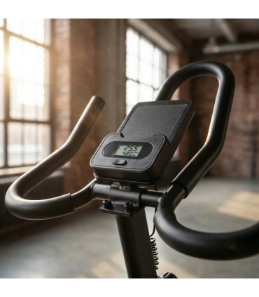 SPORTNOW Exercise Bike, Indoor Stationary Bike with Smart APP, 0-100% Magnetic Resistance, Adjustable Seat & Handlebars