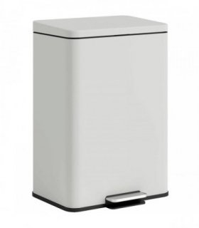 HOMCOM 20L Kitchen Bin with Soft-Close Lid and Stay-Open Function, Pedal Bin with Removable Inner Bucket for Kitchen, Office, Home, Cream