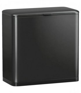 HOMCOM 8L Hanging Kitchen Bin, Rubbish bin with Lid and Removable Inner Bucket for Kitchen Cabinet Door, Under Sink, Office